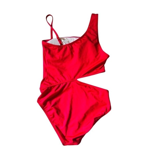 Banana Republic One Shoulder Cutout XS One Piece Swimsuit EUC - Picture 2 of 4